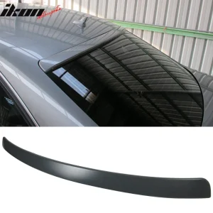 Fit 09-14 Audi A4 B8 Sedan ABT Style Rear Roof Window Spoiler Wing Unpainted ABS - Image 5