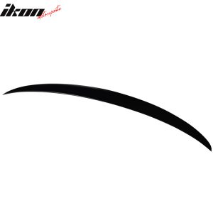 Fits 12-18 BMW F30 3-Series Sedan Performance Trunk Spoiler Painted #475 Black - Image 5