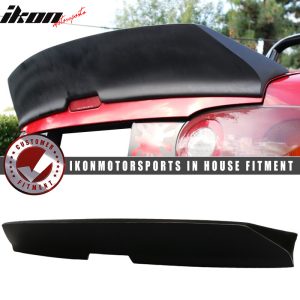 Fits 06-11 BMW E90 3 Series Sedan A Style Matte Black Rear Trunk Spoiler Wing - Image 20