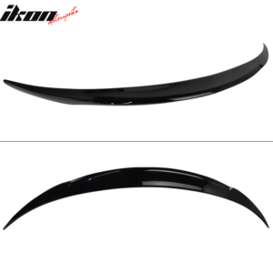 Fits 17-23 Tesla Model 3 Trunk Spoiler Rear Lip Wing Spoiler ABS - Gloss Black - Image 4