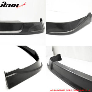 Fits 94-97 Acura Integra Hatchback Front Bumper Lip PU + TR Rear Bumper Lip ABS - Image 5