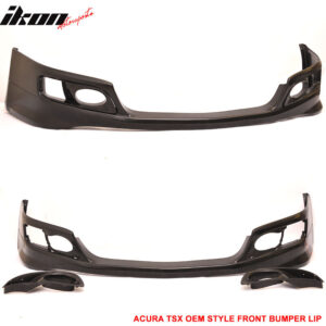 Fits 06-08 Acura TSX OE Factory Style Front Bumper Lip Chin Spoiler Unpainted PU - Image 4