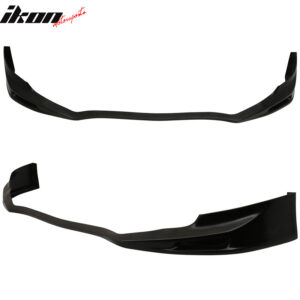 Fits 11-14 Acura TSX Unpainted Black Front Lower Bumper Lip Spoiler Bodykit PU - Image 3