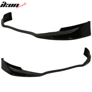 Fits 11-14 Acura TSX Unpainted Black Front Lower Bumper Lip Spoiler Bodykit PU - Image 5