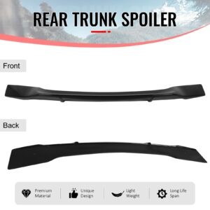 Fits 09-14 Acura TSX Sedan R Style Highkick Trunk Spoiler Wing Gloss Black ABS - Image 3