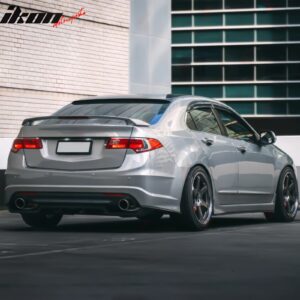 Fits 09-14 Acura TSX Sedan Gloss Black Roof Spoiler Wing Rear Window Shade ABS - Image 3