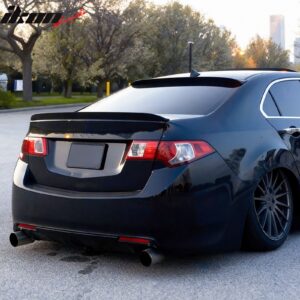 Fits 09-14 Acura TSX Sedan Gloss Black Roof Spoiler Wing Rear Window Shade ABS - Image 4