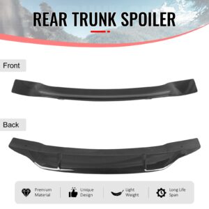 For 09-14 Acura TSX Sedan R Style Rear Trunk Spoiler Wing Carbon Fiber Print ABS - Image 3