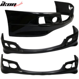 Fits 06-08 Acura TSX OE Front Bumper Lip Painted Nighthawk Black Pearl # B92P - Image 3