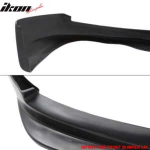 Fits 03-07 Infiniti G35 Coupe 2Dr GT Style Front Bumper Lip Spoiler Unpainted PU - Image 4