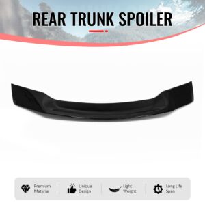 Fits 09-15 Infiniti G37 G25 Q40 4DR Trunk Spoiler Wing Gloss Black R Style ABS - Image 3