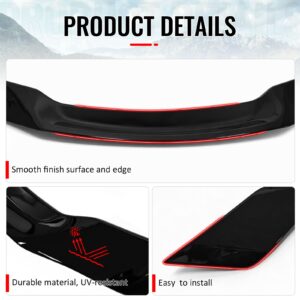 Fits 09-15 Infiniti G37 G25 Q40 4DR Trunk Spoiler Wing Gloss Black R Style ABS - Image 4