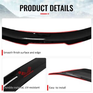 Fits 09-15 Infiniti G37 G25 Q40 4DR Trunk Spoiler Wing Gloss Black PSM Style ABS - Image 4