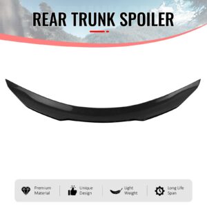 Fits 08-13 INFINITI G37 14-15 Q60 Trunk Spoiler Carbon Fiber Print PSM Style ABS - Image 3
