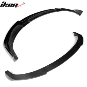 Fits 10-13 Infiniti G37 V36 Sedan Front Bumper Lip Spoiler Matte Carbon Fiber - Image 5
