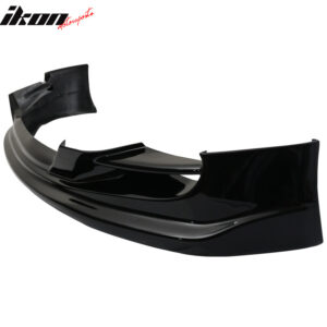 For 08-14 Infiniti G37 Coupe TS Style Front Bumper Lip Painted KH3 Black Spoiler - Image 4