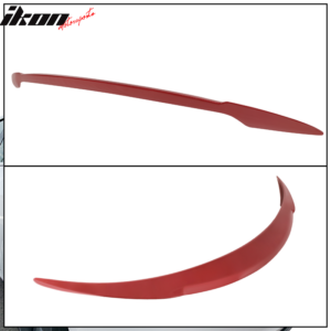 Fits 17-23 Tesla Model 3 IKON V Trunk Spoiler #MPPMR Matte Sunset Red Metallic - Image 4