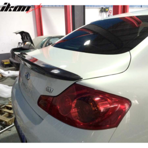 Fits 10-13 Infiniti G37 V36 Sedan JC Style Trunk Spoiler Carbon Fiber - Image 3