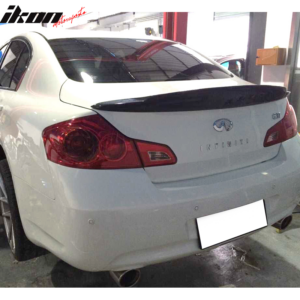 Fits 10-13 Infiniti G37 V36 Sedan JC Style Trunk Spoiler Carbon Fiber - Image 4