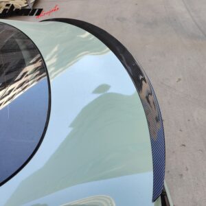 Fits 17-23 Tesla Model 3 4DR OE Rear Trunk Spoiler Wing Carbon Fiber Print - ABS - Image 4