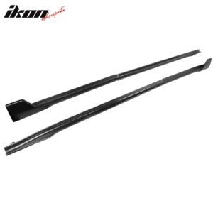 Fits 17-25 Tesla Model 3 V Style 6PCS Side Skirts Extension Panel PP Matte Black - Image 4