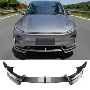 Fits 2026 Tesla Model Y Juniper Premium Front Bumper Lip Carbon Fiber Print 3PCS - Image 6