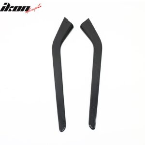 Fits 21-23 Tesla Model 3 Y Control Gear Shift Panel Trim Carbon Fiber Print 2PCS - Image 5