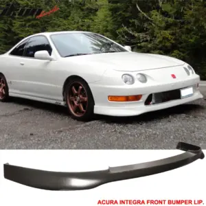 Fits 98-01 Acura Integra Type R TR Style Front Bumper Lip Spoiler Unpainted - PU - Image 6