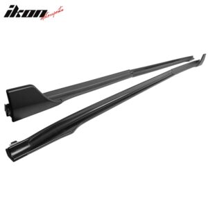 Fits 17-25 Tesla Model 3 V Style 6PCS Side Skirts Extension Panel PP Matte Black - Image 5