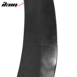 Fits 12-16 Tesla Model S Front Bumper Lip IKON Spoiler Unpainted 3PC Splitter - Image 4