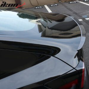 Fits 24-25 Tesla Model 3 OE Style Carbon Fiber Print Rear Trunk Spoiler Wing ABS - Image 3