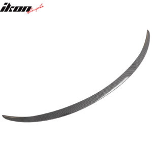 Fits 24-25 Tesla Model 3 OE Style Carbon Fiber Print Rear Trunk Spoiler Wing ABS - Image 4