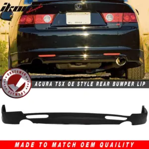Fits 04-05 Acura TSX 4DR Sedan OE Factory Style Rear Bumper Lip Diffuser PU - Image 6
