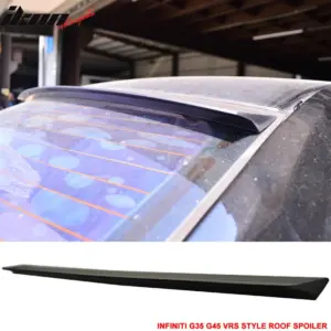 Fits 03-07 Infiniti G35 G45 V35 2Dr VRS Style Rear Roof Window Spoiler Wing PUF - Image 6