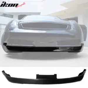 Fits 03-07 Infiniti G35 Coupe ING Style Front Lip Bumper Lower Spoiler - PU - Image 6