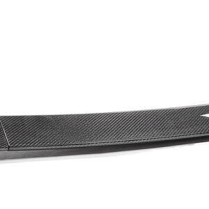 Fits 17-23 Tesla Model 3 Track Pack Gloss Black Carbon Fiber CF Front Bumper Lip - Image 4