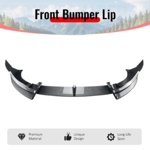 Fits 2026 Tesla Model Y Juniper Premium Front Bumper Lip Carbon Fiber Print 3PCS - Image 3