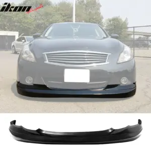 Fits 10-13 Infiniti G37 Sedan 4Dr GL Style Front Lip Bumper Lower Spoiler - PU - Image 6