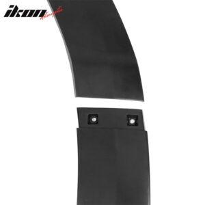 Fits 12-16 Tesla Model S Front Bumper Lip IKON Spoiler Unpainted 3PC Splitter - Image 5