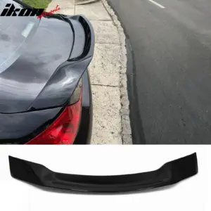 Fits 09-15 Infiniti G37 G25 Q40 4DR Trunk Spoiler Wing Gloss Black R Style ABS - Image 6