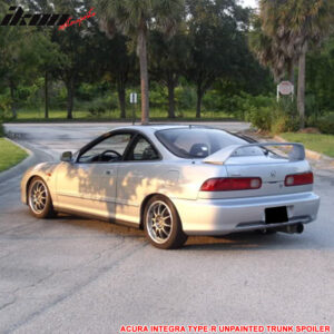 Fits 94-01 Acura Integra DC2 Type R TR Rear Trunk Spoiler Wing Lip ABS Unpainted - Image 3