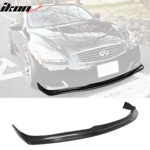 Fit For 08-14 Infiniti G37 Coupe & Q60 EVO Style Front Bumper Lip Spoiler PU - Image 6