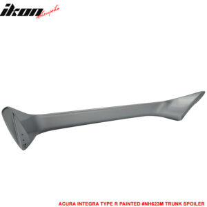 Fits 94-01 Acura Integra DC2 Type R TR Rear Trunk Spoiler Painted #NH623M Silver - Image 5