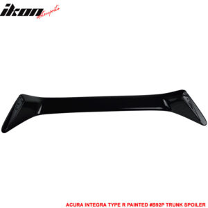 Fits 94-01 Acura Integra DC2 Type R TR Rear Trunk Spoiler Painted #B92P Black - Image 4