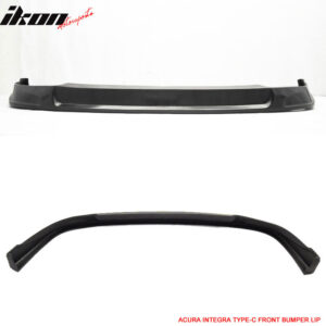 Fits 94-97 Acura Integra Type C Style Front Bumper Lip Spoiler Kit Unpainted PU - Image 4