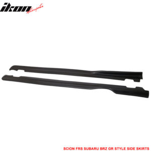 Fits 13-20 Scion FRS/Subaru BRZ/Toyota 86 GR Style Side Skirts PU Rocker Panel - Image 3