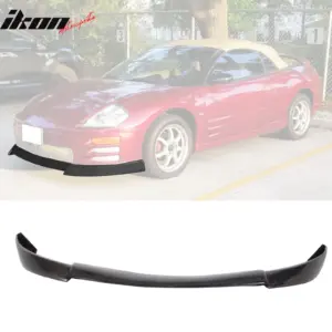 Fits 00-02 Mitsubishi Eclipse SS Style Front Bumper Lip Spoiler Unpainted PU - Image 6