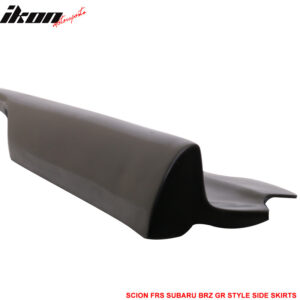 Fits 13-20 Scion FRS/Subaru BRZ/Toyota 86 GR Style Side Skirts PU Rocker Panel - Image 5
