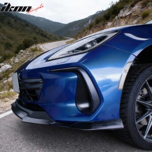 For 22-25 Subaru BRZ IKFM Style Front Bumper Lip Lower Chin Spoiler Unpainted PU - Image 3