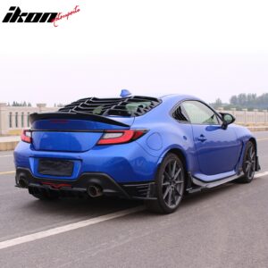 Fits 22-26 Toyota GR86/Subaru BRZ V Style Rear Trunk Spoiler Carbon Fiber Print - Image 3